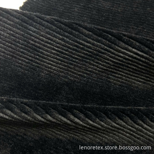 Polyester Cotton Stretch11 Wale Knit Velvet Corduroy Fabric